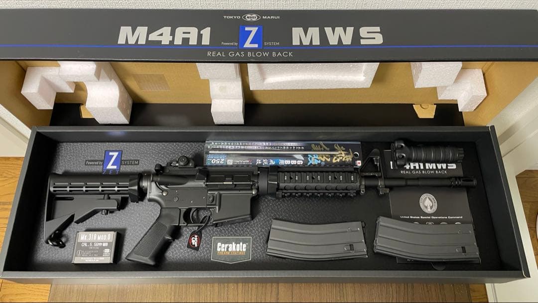 【新品】東京マルイ M4A1 MWS ガスブローバック 予備マガジン他