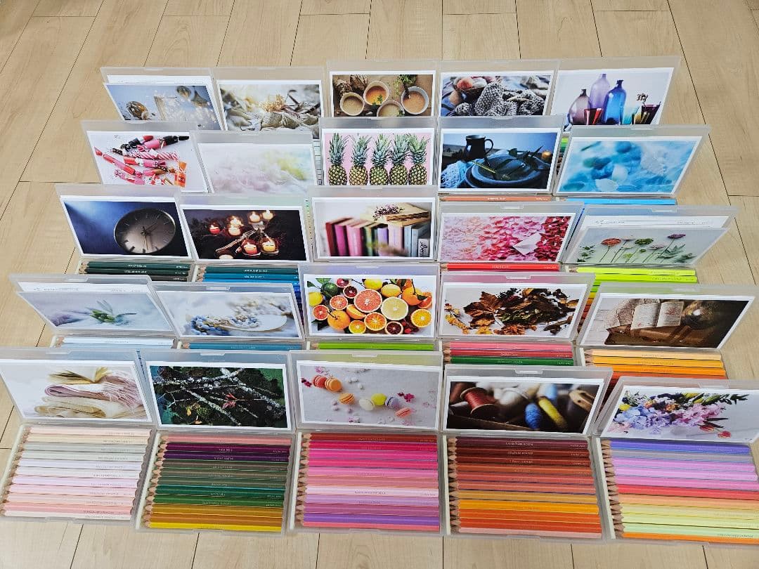 フェリシモ500色の色えんぴつ TOKYO SEEDS 全セット 未使用 希少品