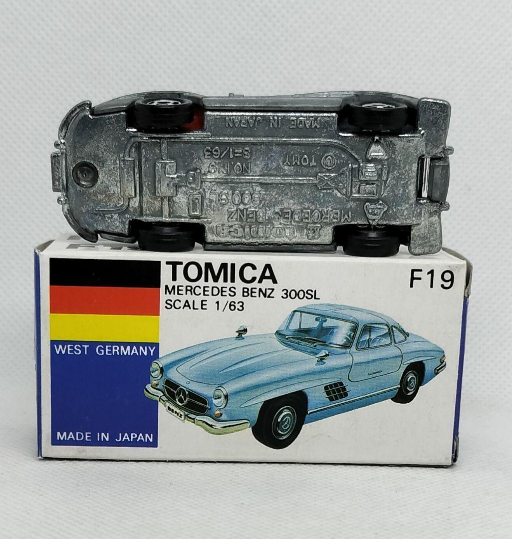 ⚠️無塗装《青箱トミカF19-3》イケダ 特注【ベンツ300SL】ウルトラ美品