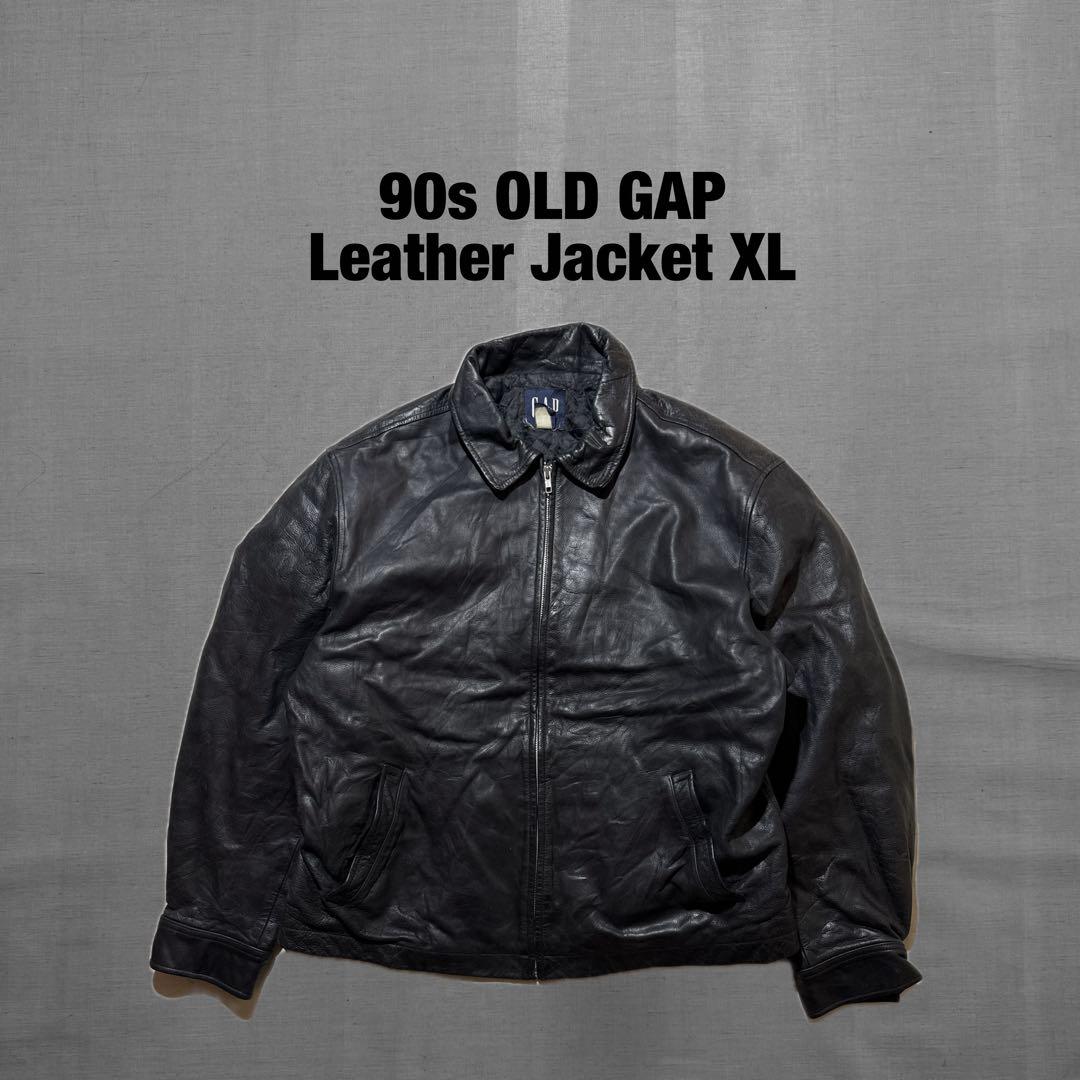 90s OLD GAP オールド ギャップ 本革 レザー ジャケット ブルゾン