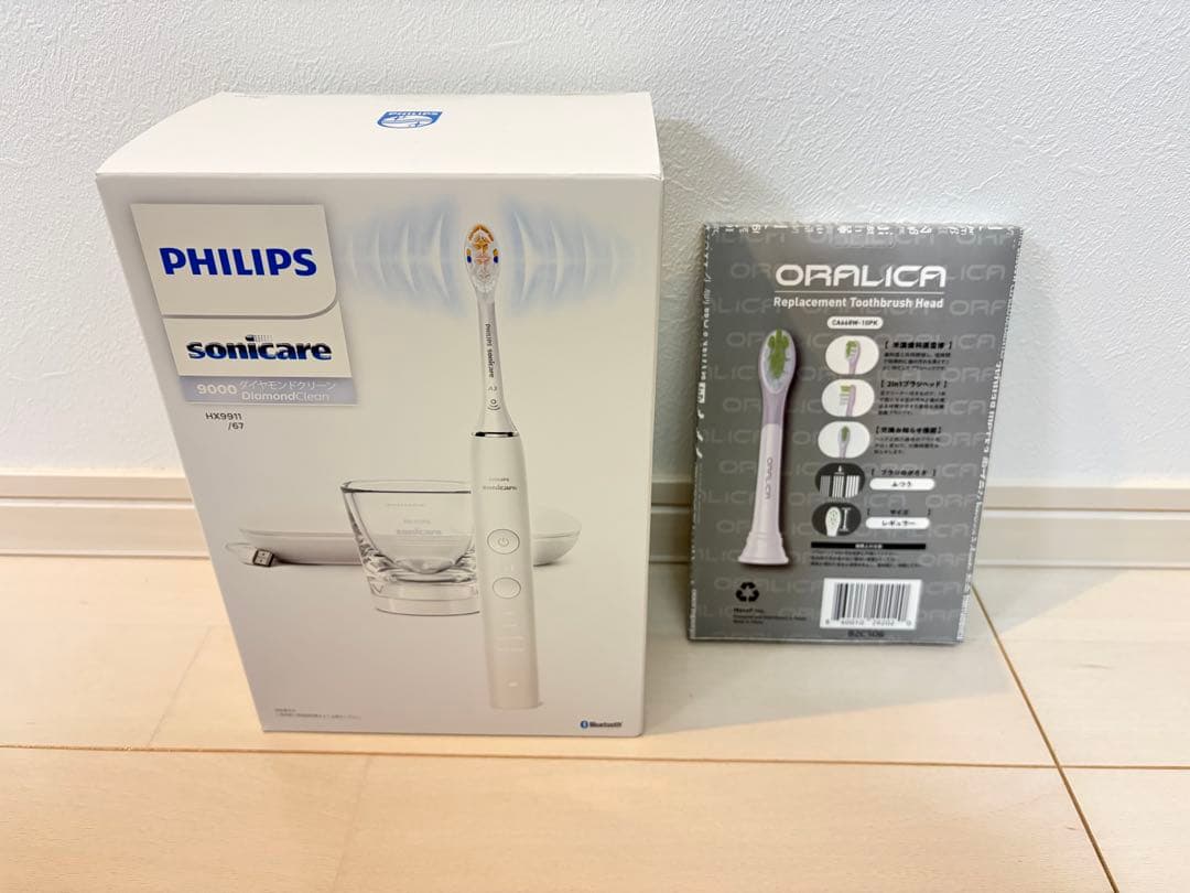PHILIPS Sonicare 9000 ダイヤモンドクリーン 替えブラシ付
