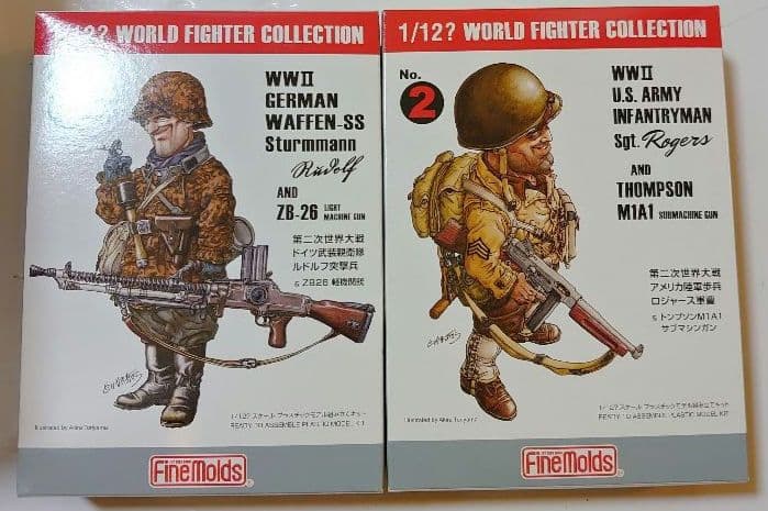 1/12 ワールドファイターコレクション 全7種