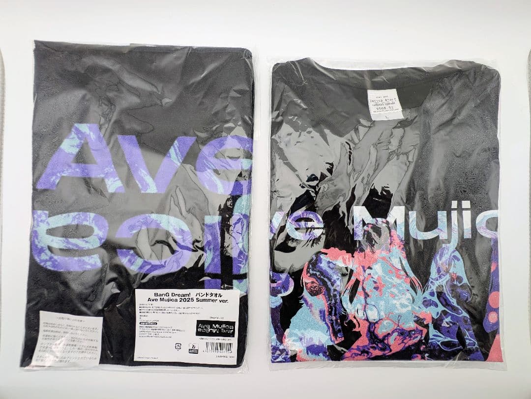 AveMujica ビッグシルエットTシャツ バンドタオル2025 Summer