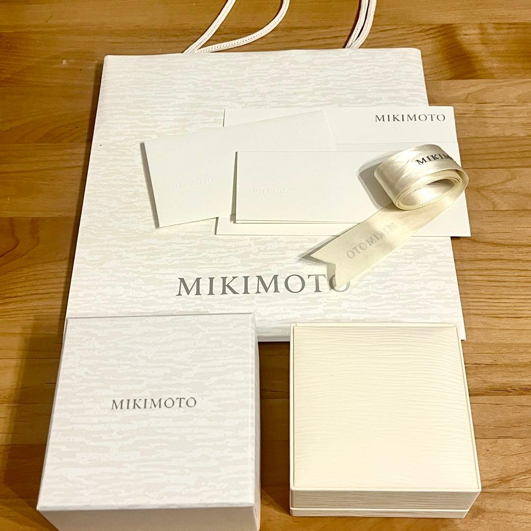 MIKIMOTO 高級パールジュエリー空箱&紙袋&メッセージカード&リボン