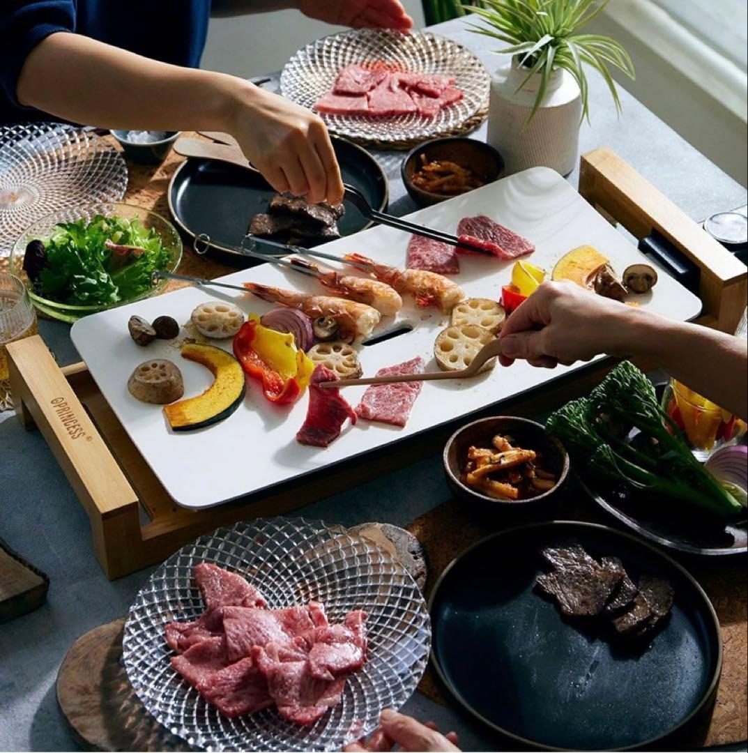 【値下げ】プリンセス　ホットプレート　テーブルグリルストーン