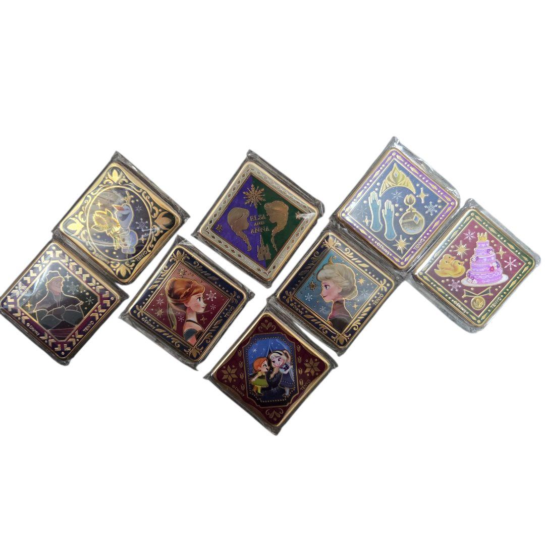 テンヨー 金バッジ ディズニー アナと雪の女王 フルコンプ プレミアムスクエア