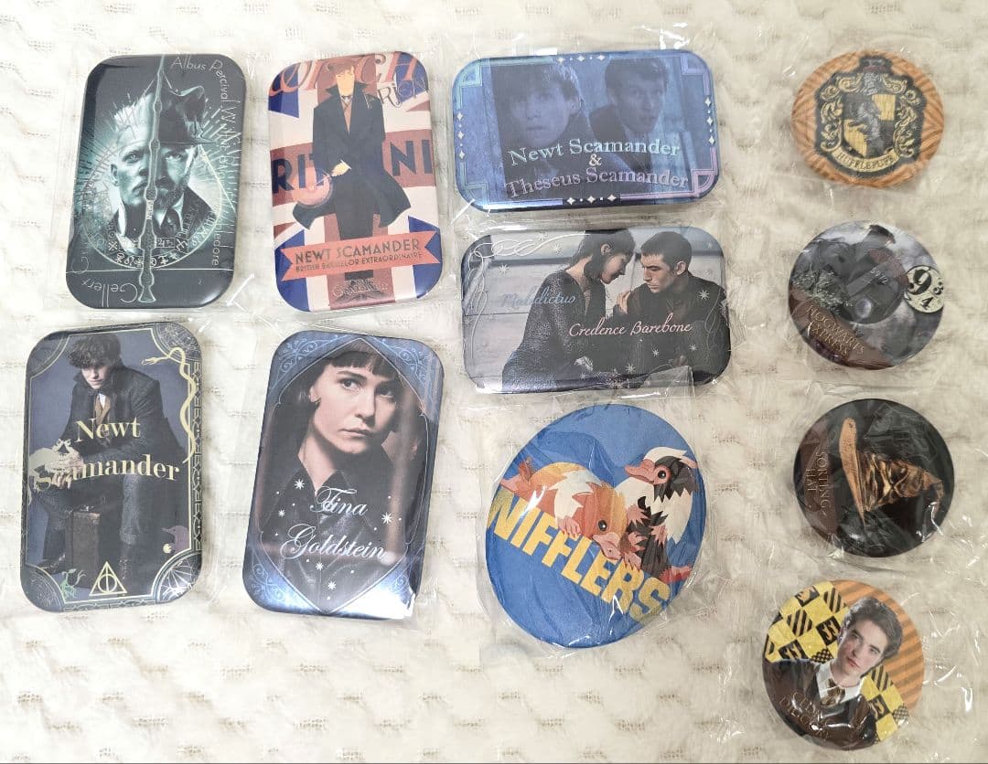 ファンタスティックビースト　スクエア缶バッジ