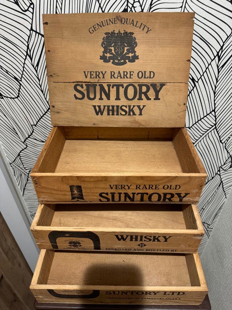 (レア) SUNTORY サントリーオールドウイスキーボックス 3 段式