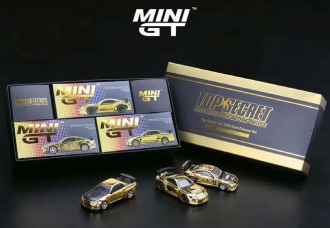MINIGT Top Secret ゴールド 計4台 東京オートサロン 日本限定