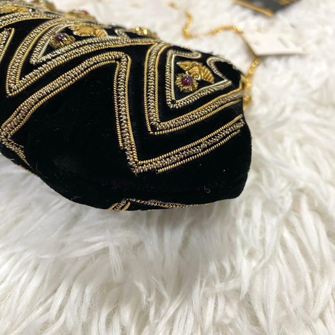 LUMY　ルミー　はしもと　ビーズバッグ　ハンドバッグ　皇室御用達　ヴィンテージ