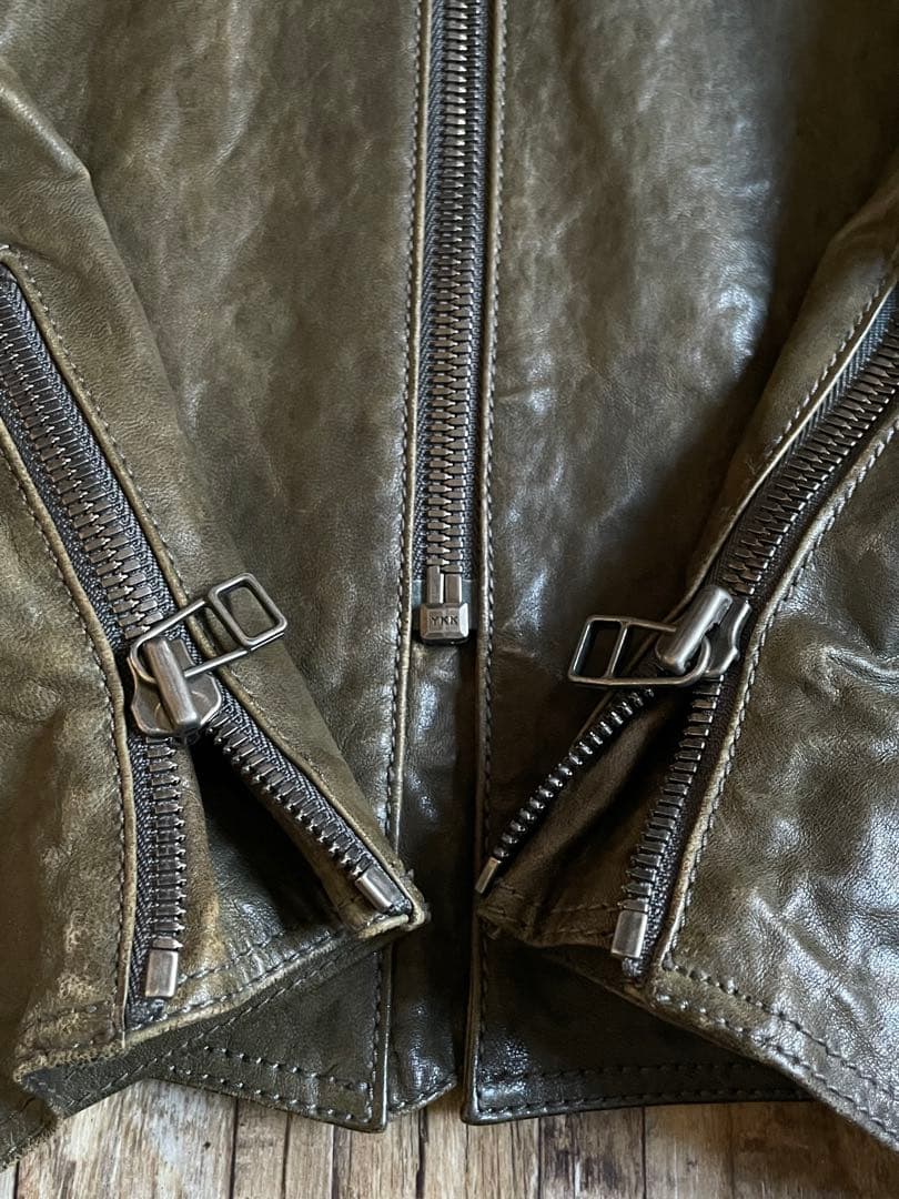 17aw「HELMUT LANG」Sheep Leather Riders