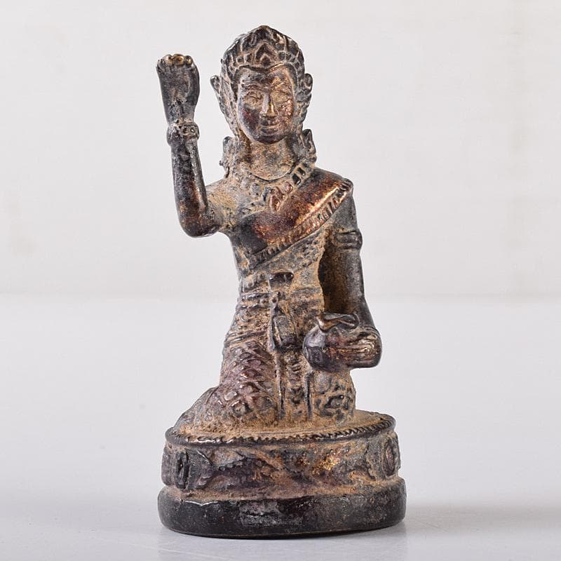 中国　古銅鍍金　チベット仏　仏像　C　8214E