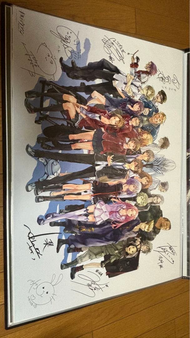 ギルティクラウン　複製サイン入り　B2ポスター