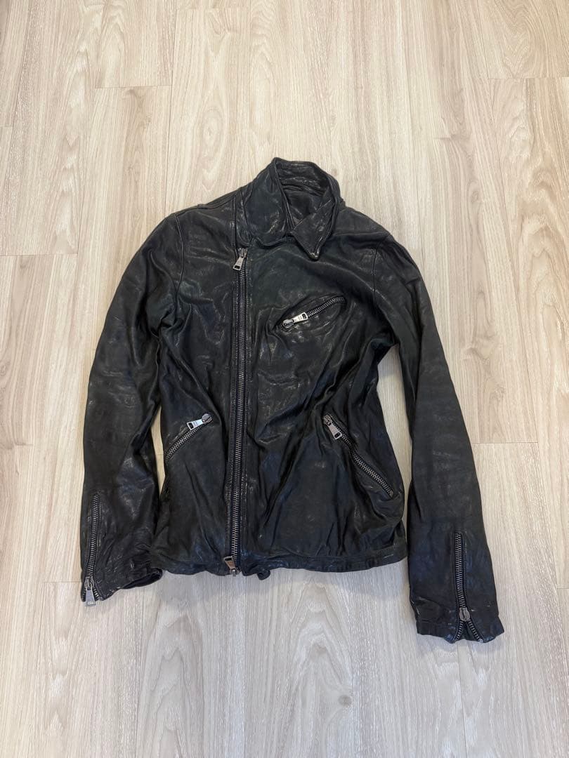 ジョルジオブラッド　ブラックレザージャケット