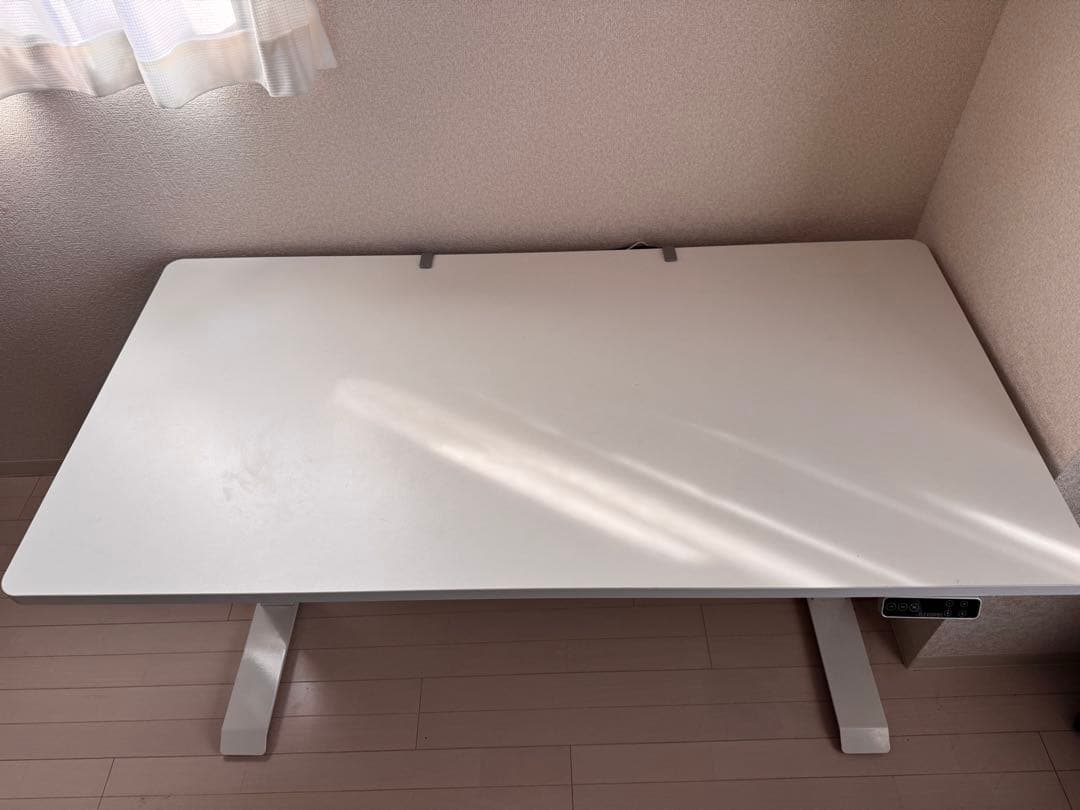 Flexispot E7 ホワイト 140*70 ホワイト天板