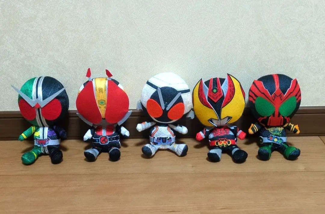 仮面ライダー ぬいぐるみ5体セット