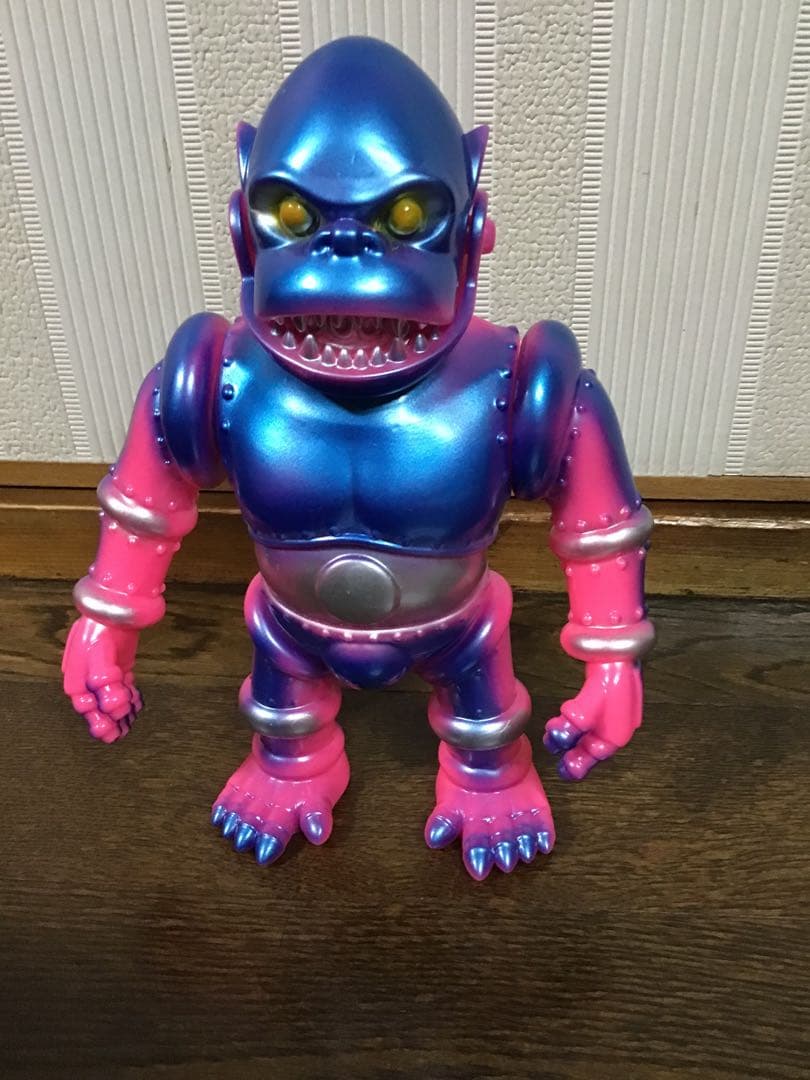 ロボットゴリラ獣　ソフビ　青とピンク　美品　プロフィール必読　値引不可