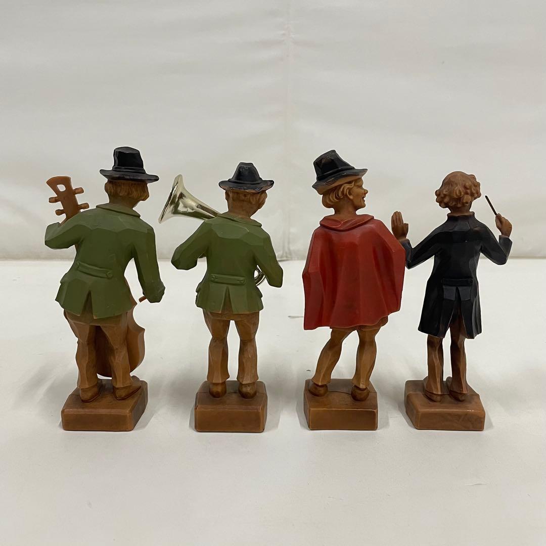 西ドイツ製 木彫り人形 7体セット アンティーク ヴィンテージ