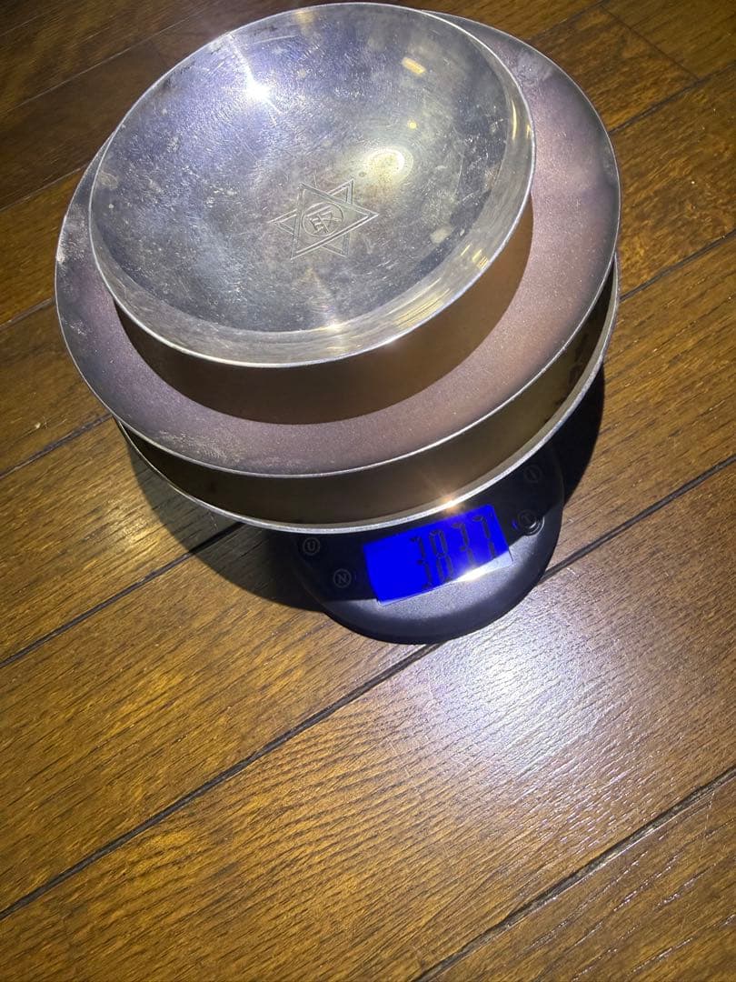純銀 盃3個 383g 刻印あり