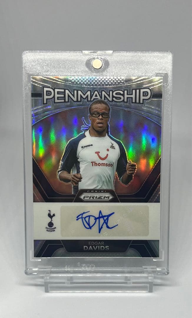 【99枚限定】エドガー•ダービッツ　サイン　トッテナム　ユベントス　Prizm