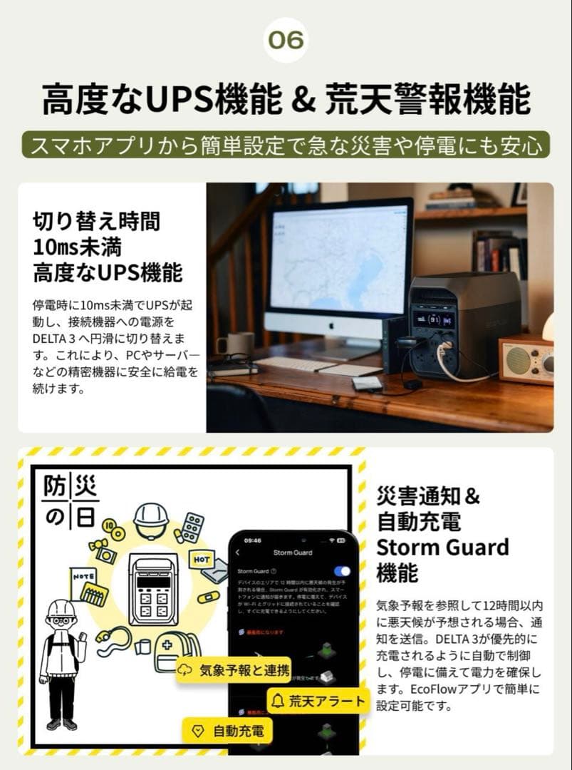 新品未開封 EcoFlow デルタ３ DELTA3 ポータブル電源 1024Wh