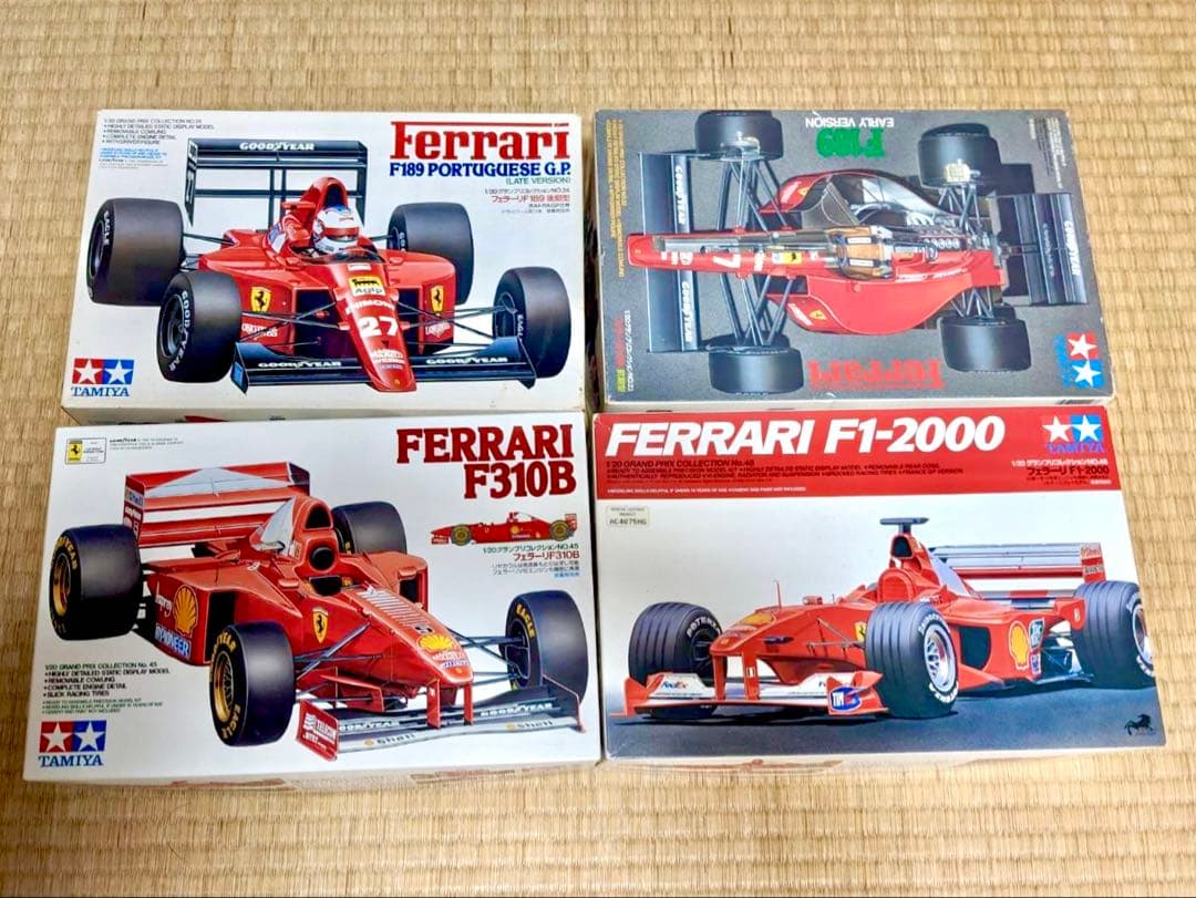 Ferrari F1 プラモデルキット 4点セット　タミヤ