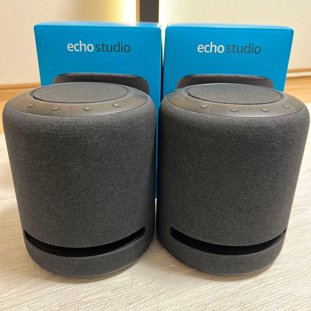 Echo Studio スマートスピーカー 2台セット