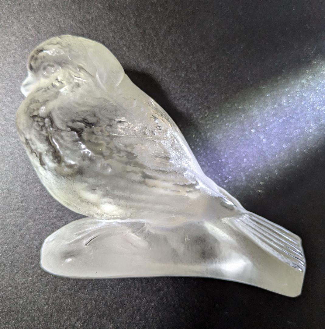 R. Lalique　ルネラリック　オブジェ　置物 インテリア　フィギュリン　雀