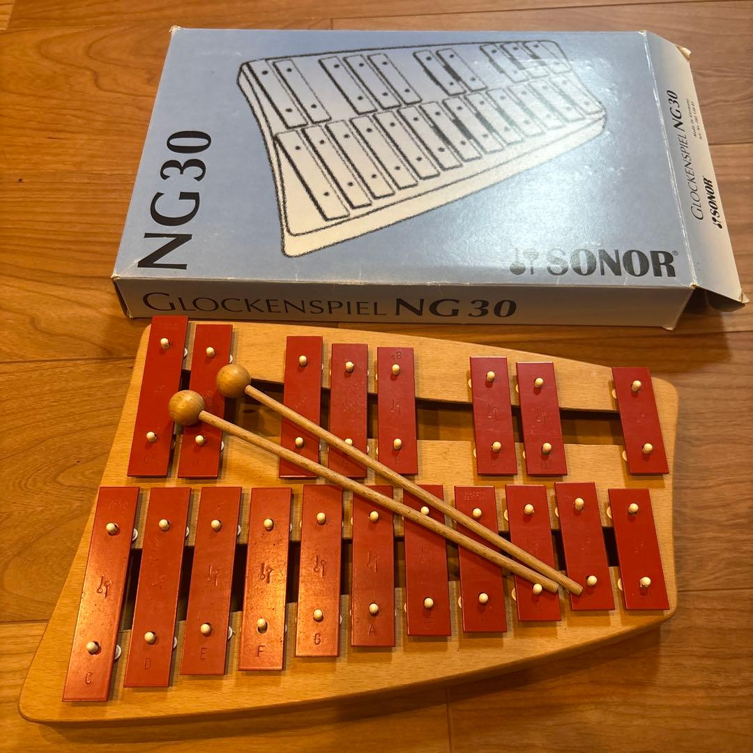 Sonor ゾノア NG30 グロッケン シュピール メタルフォン 鉄琴