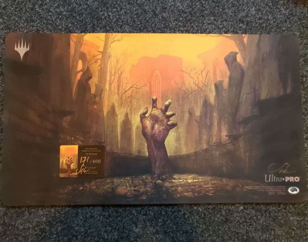 【希少】納墓 Seb McKinnon サイン入り プレイマット mtg