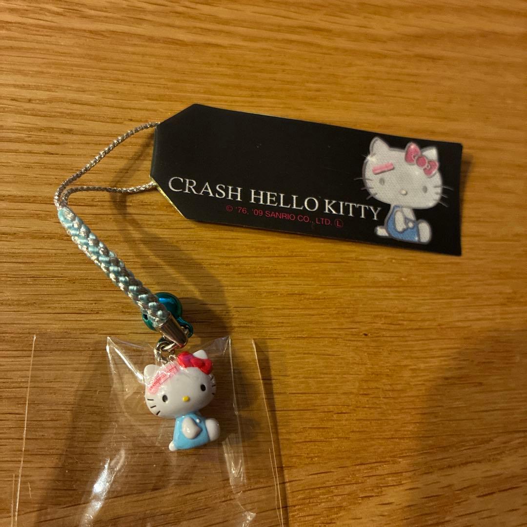 へ*可様 ★ハローキティ★CRASH HELLO KITTY クラッシュ 根付け