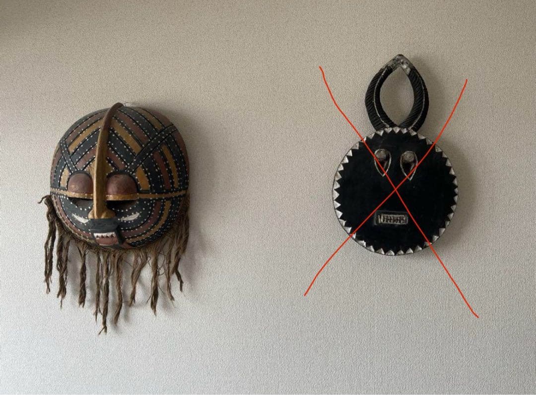 【連休SALE】アフリカンマスク　仮面　プリミティブ