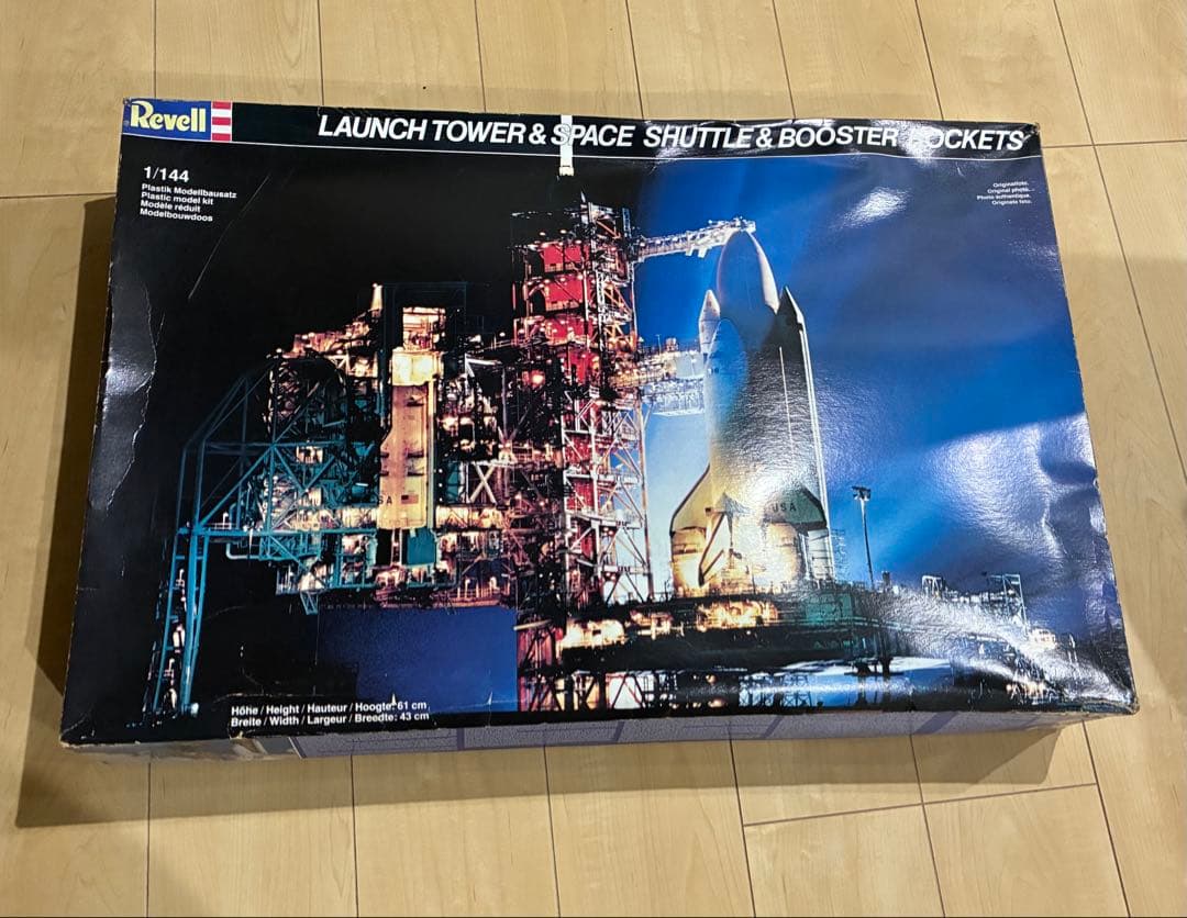絶版 1/144 REVELL スペースシャトル 発射台 超精密ビックスケ-ル