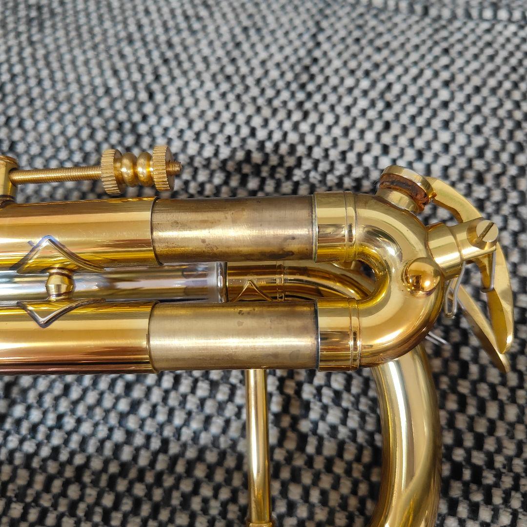 希少 EYS トランペット OTP-0006 高級彫刻 金銀 3wayケース付