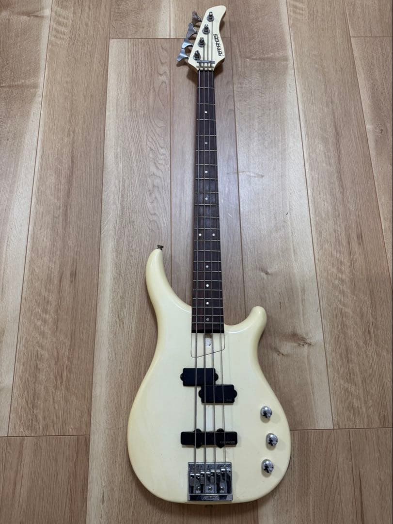 FERNANDES エレキベース PJタイプ 4弦 クリーム系 現状品
