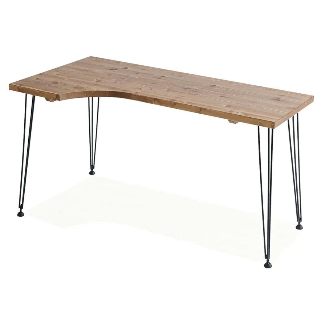 LOWYA カーブデザイン パソコンデスク 140cm【引取歓迎】