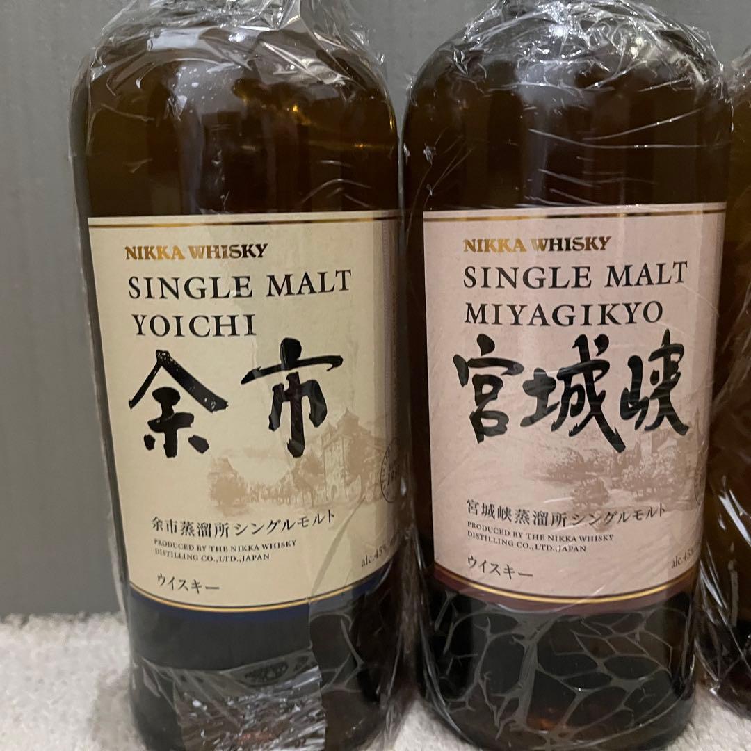新品 ニッカ3本セット　竹鶴 余市 宮城峡