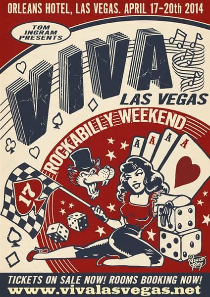 ★Viva Las Vegas #17 シルクスクリーン ポスター Vince