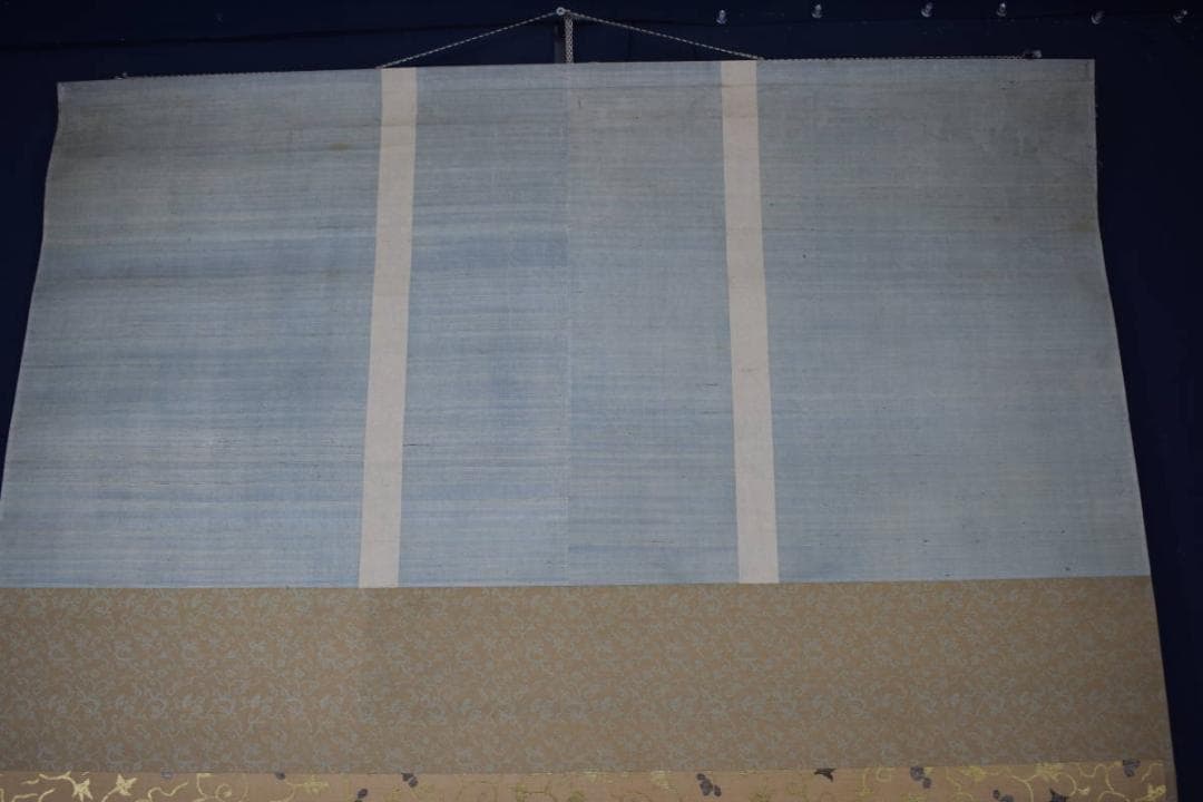 酒井抱一/山桜小禽図/桜に小鳥図/大横物/掛軸☆宝船☆Y-747　JM