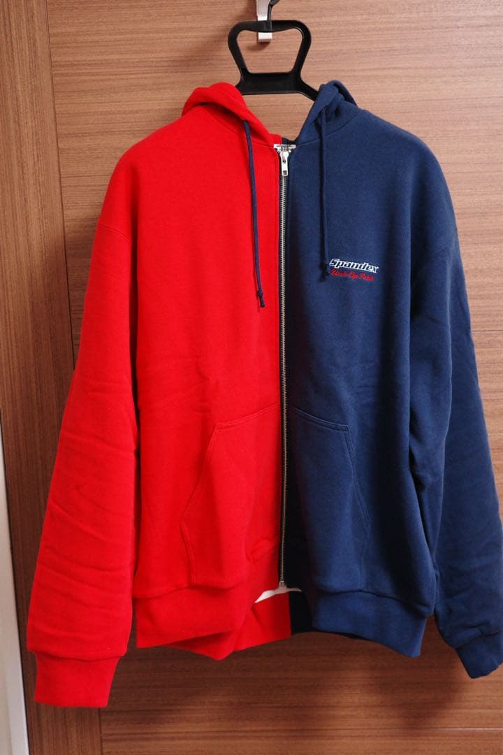 千葉雄喜 チーム友達 着用SPANDEX LOGO ZIP HOODIE