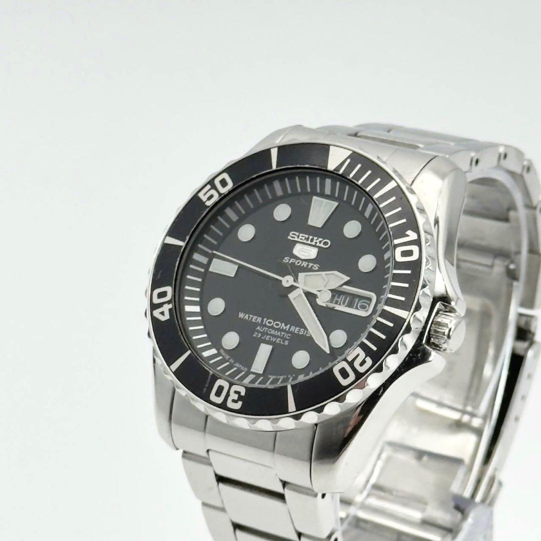SEIKO 5スポーツ ダイバーズ スケルトン　日本製　7S36-03C0
