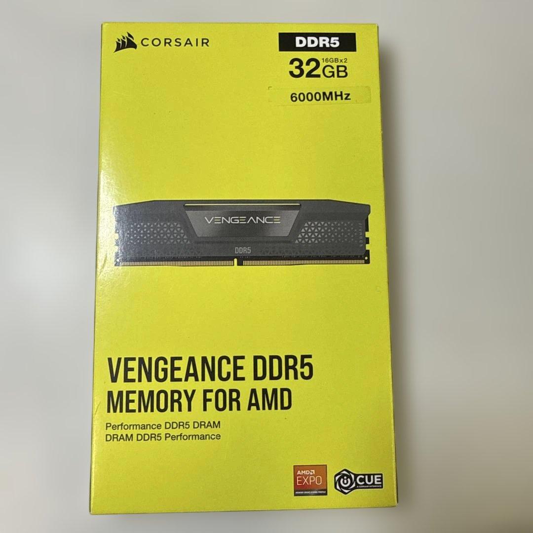 メモリー CORSAIR VENGEANCE DDR5 32GB 6000MHz
