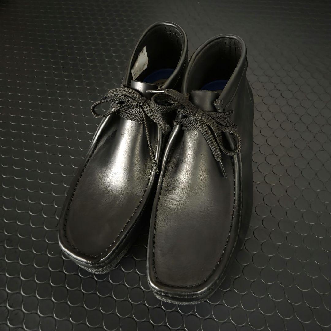 新品 CLARKS ワラビー レザー 革靴 クレープソール 26.5㎝