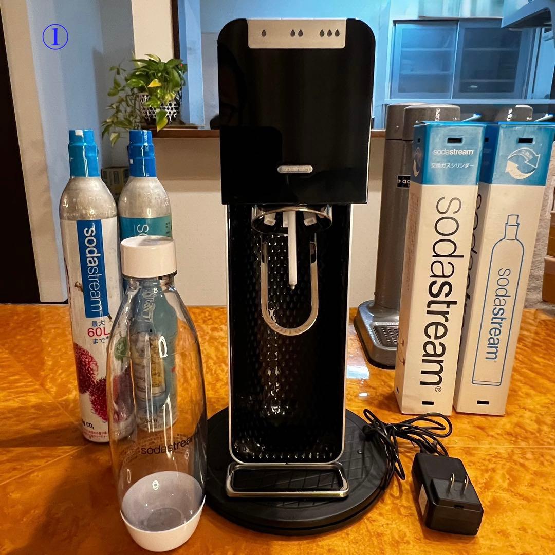 年末年始セール　ソーダストリーム パワー ガスシリンダー2本　1Lボトル1本付