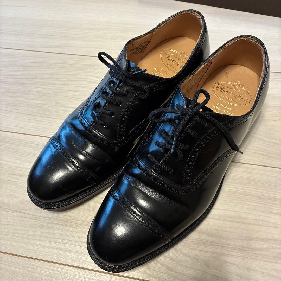 チャーチ　church's Custom Grade ブラック ドレスシューズ