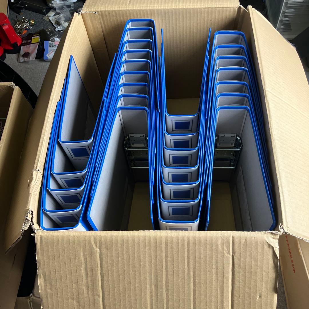 コクヨ エコツインR A4-S 青 2リングファイル28冊セット