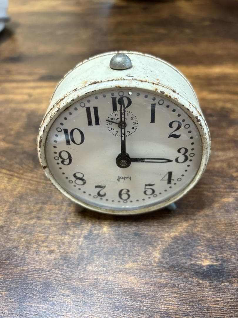 ヴィンテージアラームクロック ホワイト