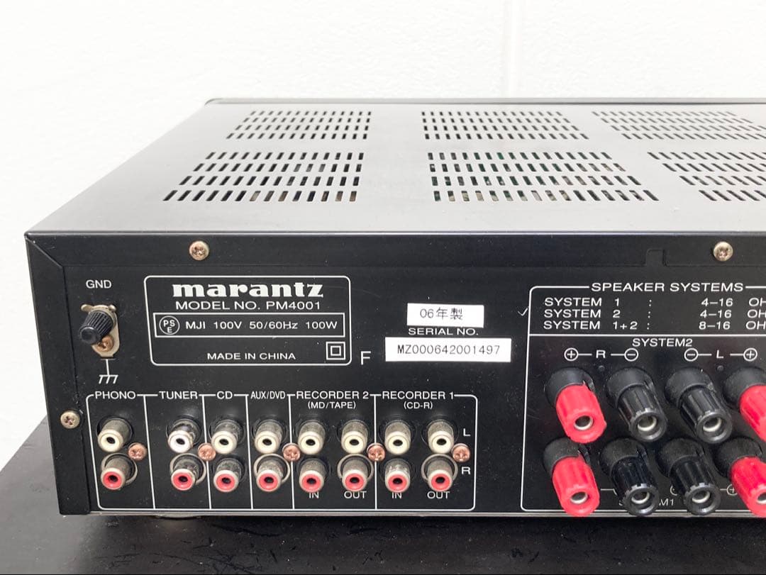 音質良好 マランツ PM4001 プリメインアンプ ブラック Marantz
