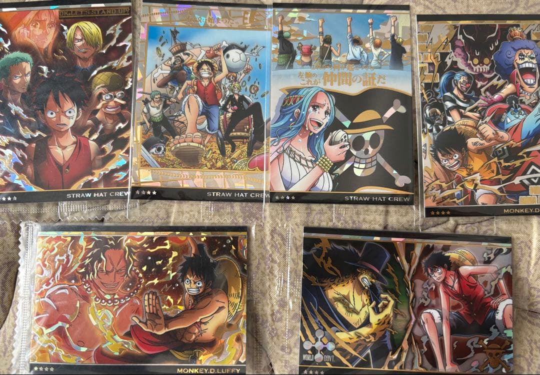 ワンピースウエハースカード　大量セット　袋未開封