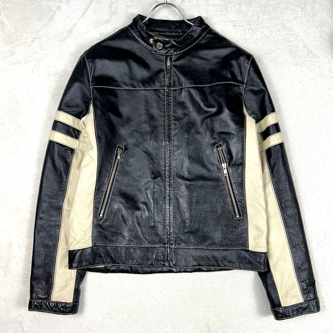 至高の逸品☆Wilsons lether カウレザーシングルライダースジャケット